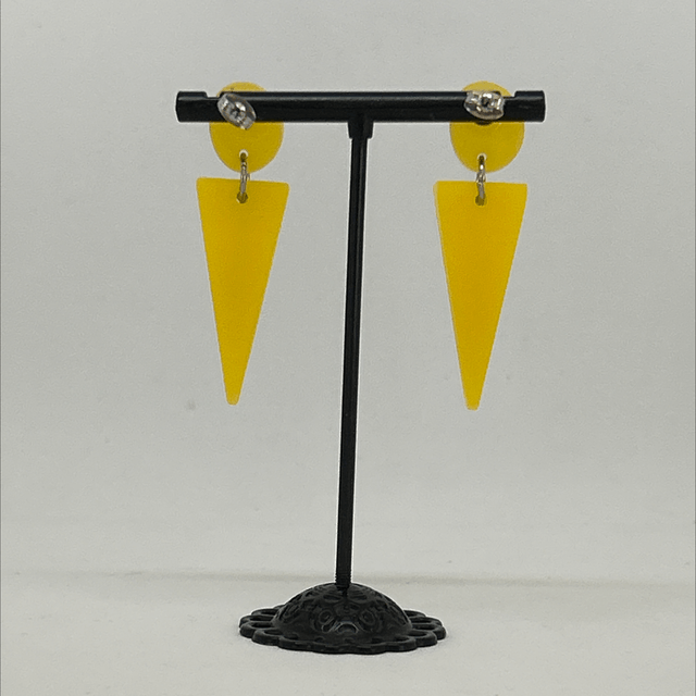 💛 Boucles d'oreilles Soleil Graphique – Réf. 594 