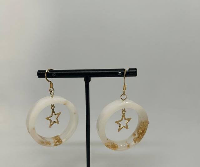 🤍Boucles d’Oreilles Rêves & Étoiles - Réf. 619
