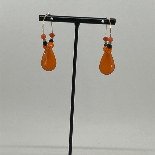 🧡 Créoles Flamboyantes & Fières – Réf. 629