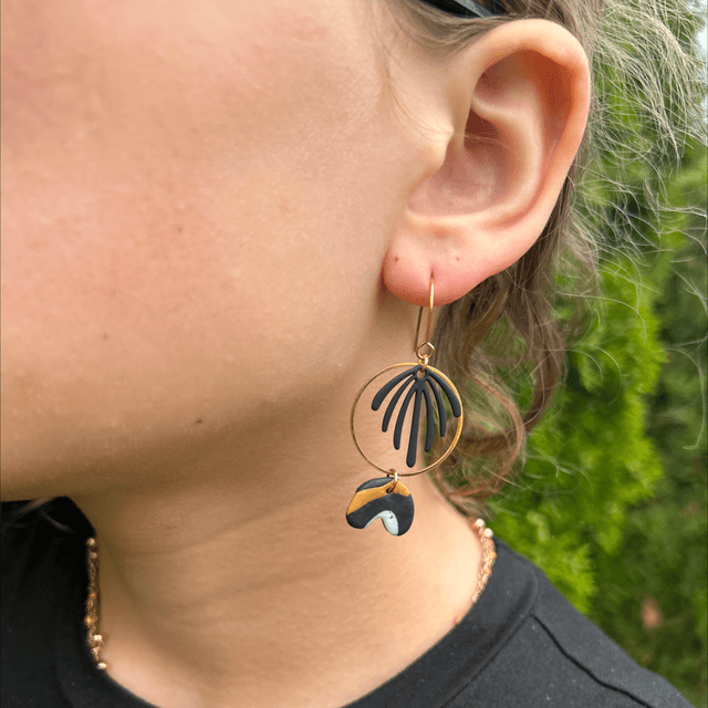 🌈 Boucles d’oreilles "Graphic Pop" – Réf. 771