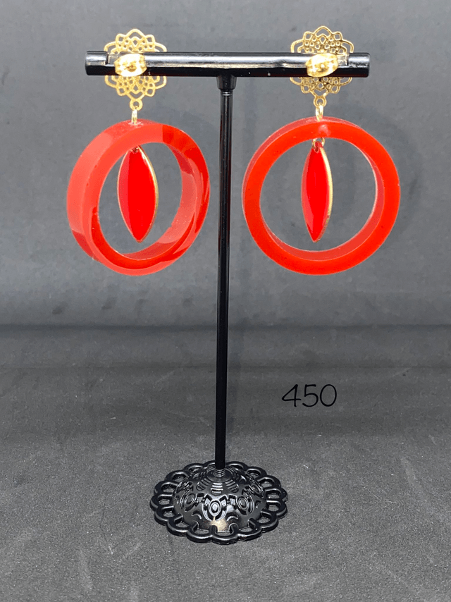 ❤️Boucles d’Oreilles "Flamme Bohème" - Réf. 450