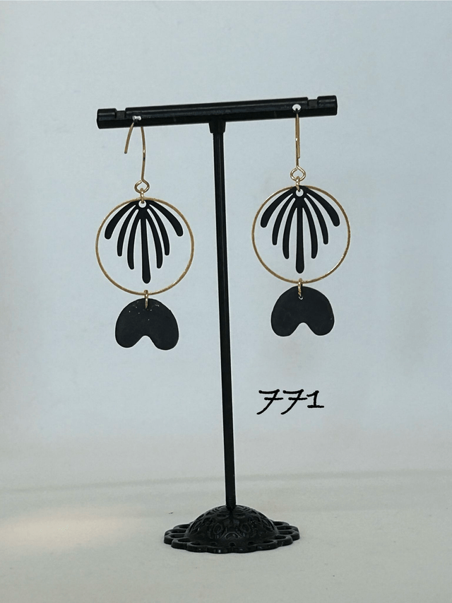 🌈 Boucles d’oreilles "Graphic Pop" – Réf. 771