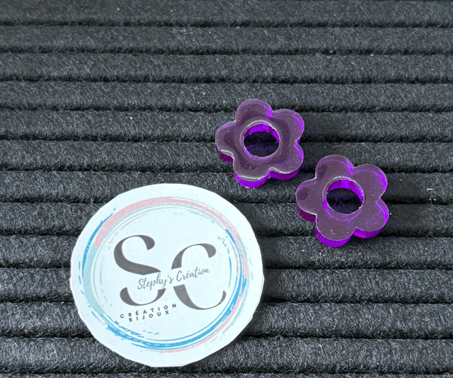 💜Pampille "ANNA" – Baby Fleur Violette 