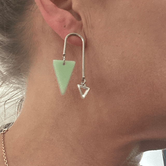 💚Boucles d'oreilles "Vert Tendance" – Réf. 769