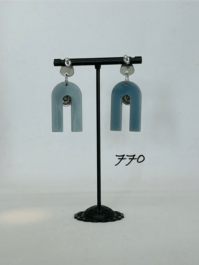 🩶Boucles d’oreilles "Élégance Bohème" – Réf. 770