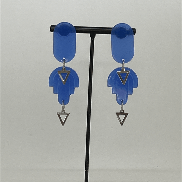 💜Boucles d’oreilles "Résine Époxy et Good Vibes" - Réf. 589