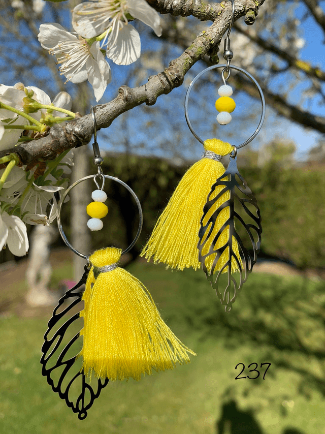 💛Boucles d&#039;Oreilles  &quot;Vitamines&quot; – Réf. 237
