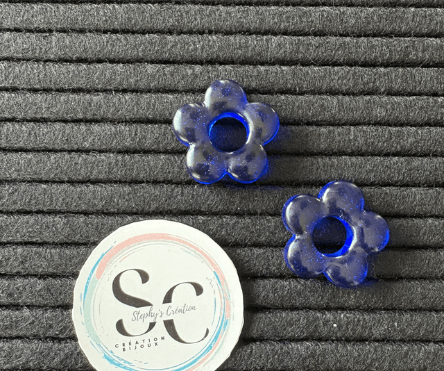 💙Pampille &quot;MANON&quot; – Fleur Bleue 
